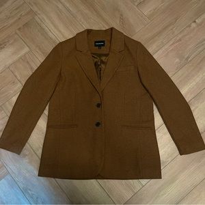 Frank and Oak Blazer Caramel